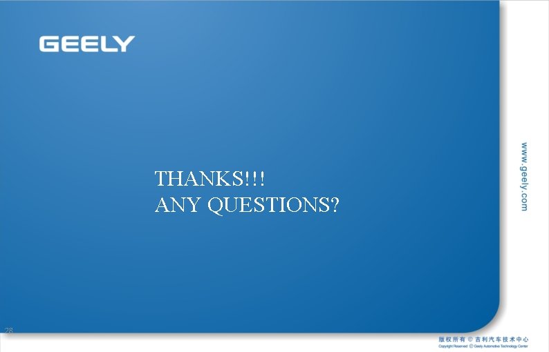 THANKS!!! ANY QUESTIONS? 28 THANKS!!! ANY QUESTIONS? 28
