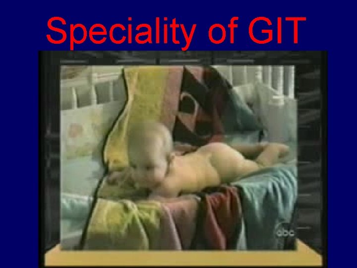 Speciality of GIT 