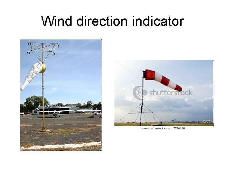 Wind direction indicator 