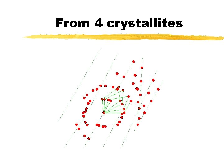 From 4 crystallites 