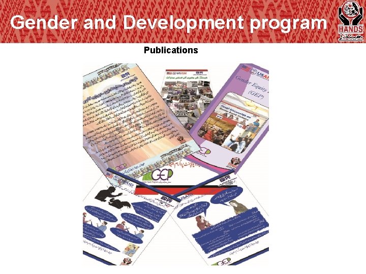 Gender and Development program Publications 