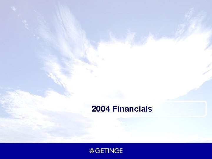 2004 Financials 