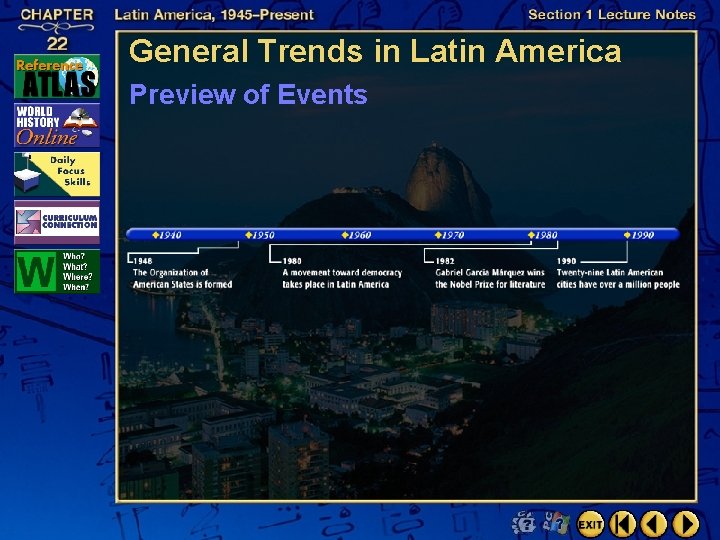 General Trends in Latin America Preview of Events 