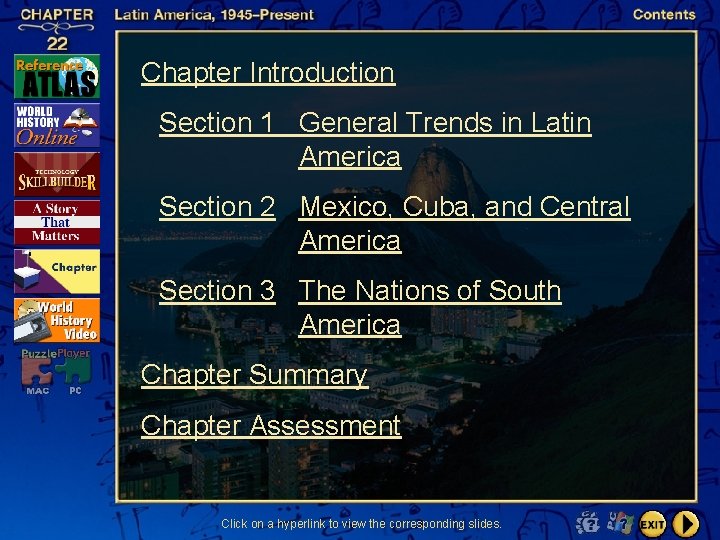 Chapter Introduction Section 1 General Trends in Latin America Section 2 Mexico, Cuba, and