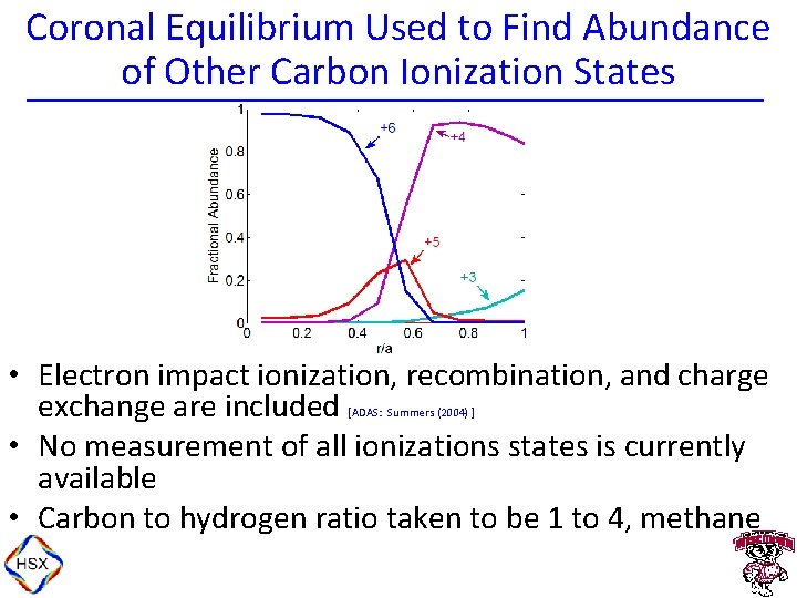 Coronal Equilibrium Used to Find Abundance of Other Carbon Ionization States • Electron impact