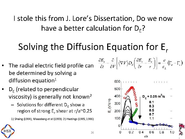 I stole this from J. Lore’s Dissertation, Do we now have a better calculation