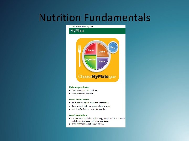 Nutrition Fundamentals 