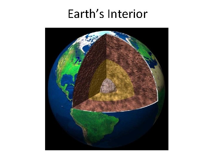 Earth’s Interior 