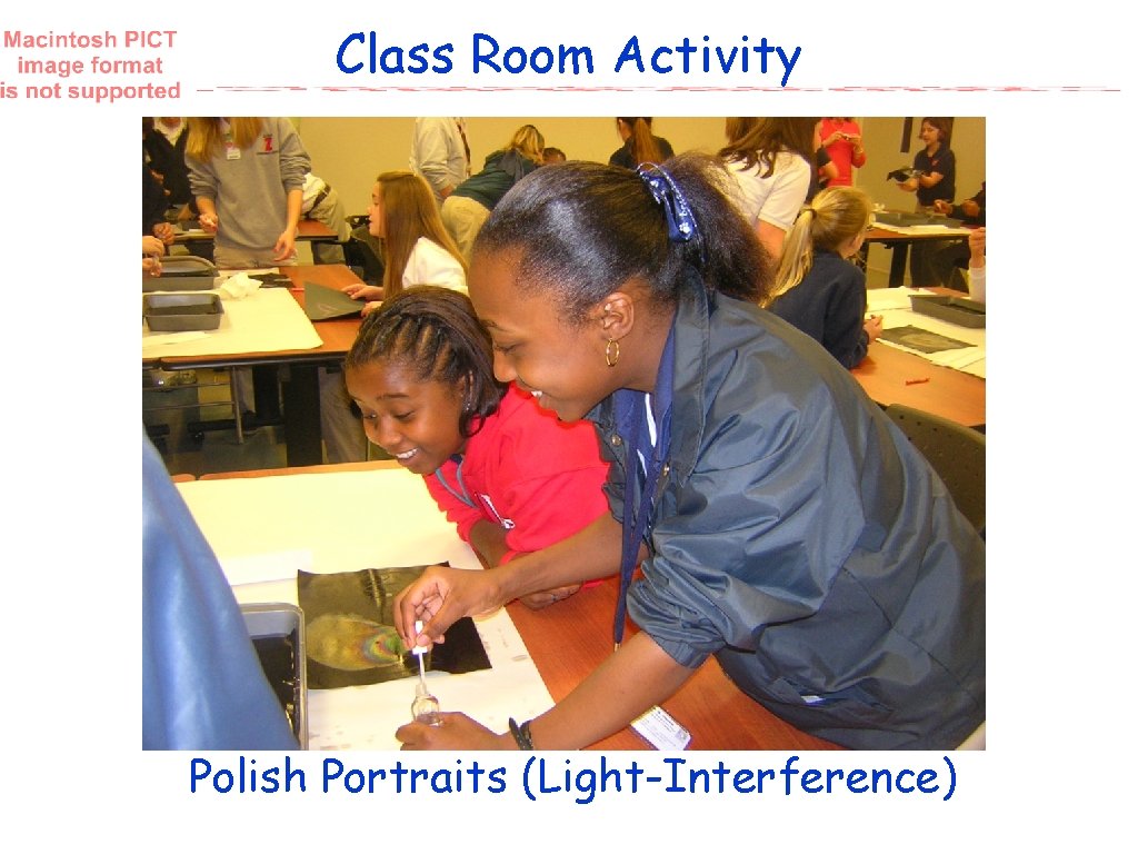 Class Room Activity Polish Portraits (Light-Interference) 