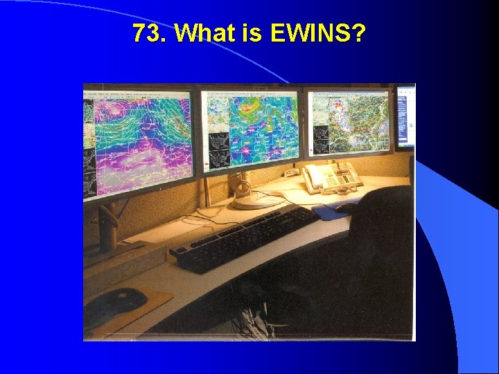 73. What is EWINS? 