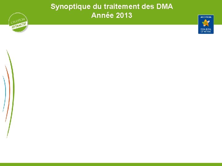 Synoptique du traitement des DMA Année 2013 