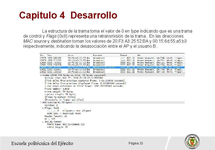 Capitulo 4 Desarrollo La estructura de la trama toma el valor de 0 en