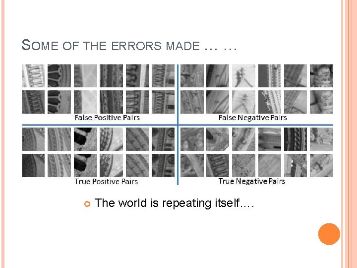 SOME OF THE ERRORS MADE … … The world is repeating itself…. 