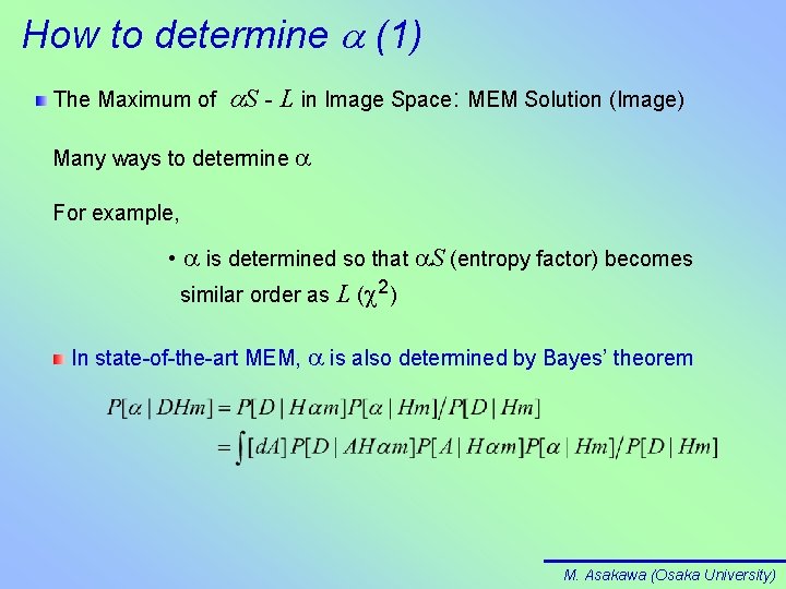 How to determine a (1) The Maximum of a. S - L in Image