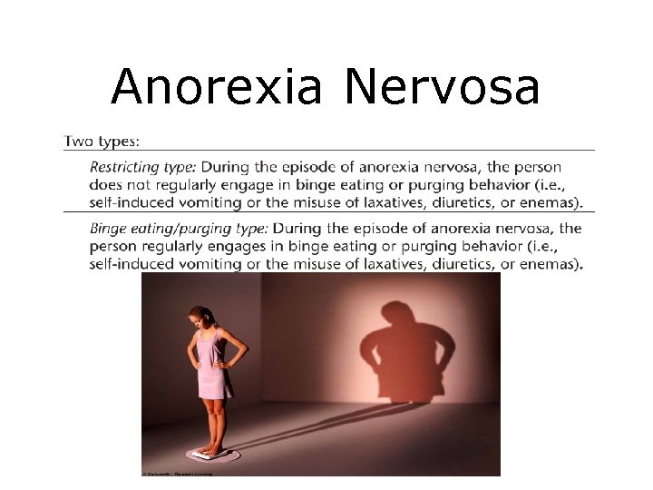 Anorexia Nervosa 