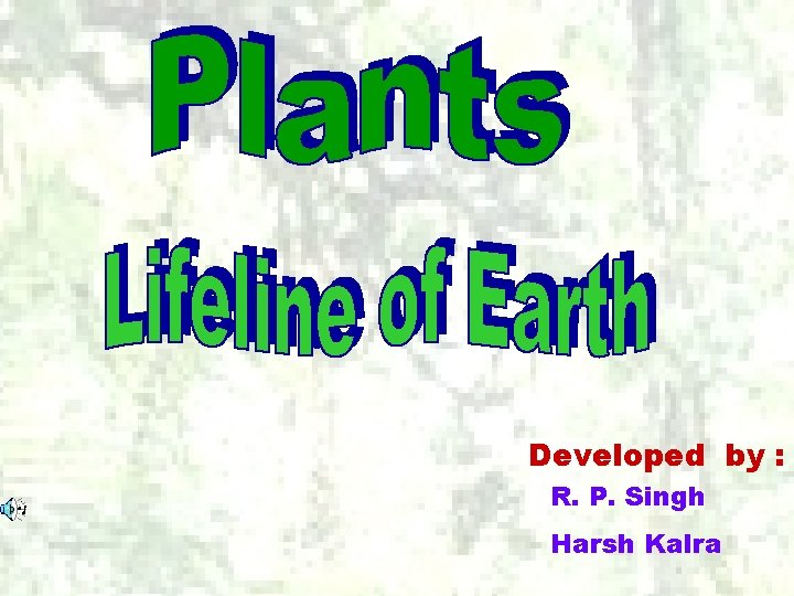 Developed by : R. P. Singh Harsh Kalra 