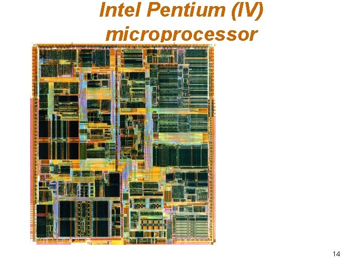 Intel Pentium (IV) microprocessor 14 Intel Pentium (IV) microprocessor 14