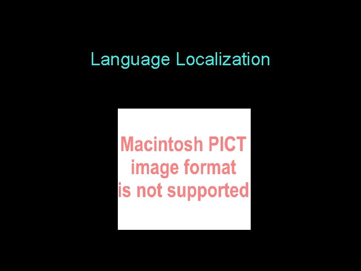 Language Localization 