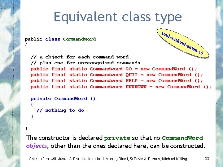 Equivalent class type public class Command. Word { zuu l-w ith out -en um