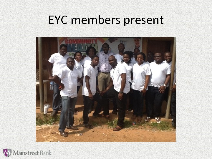 EYC members present 