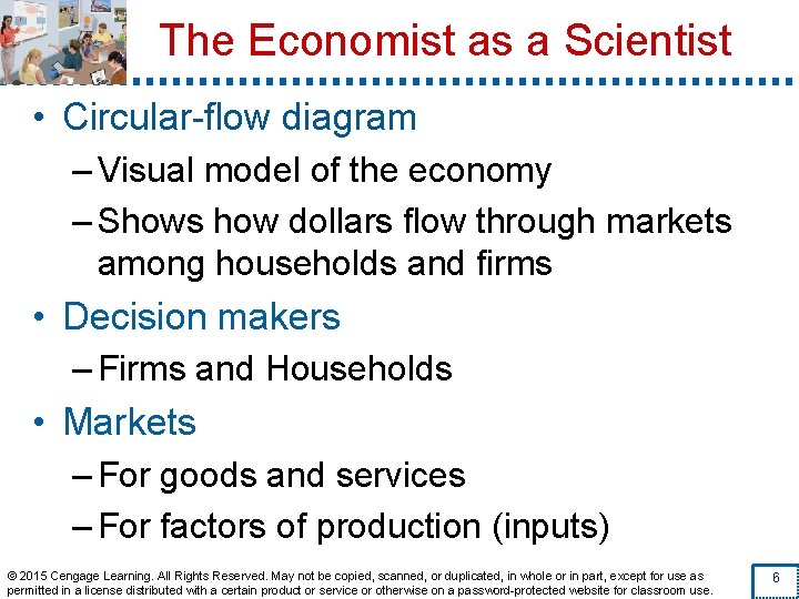 The Economist as a Scientist • Circular-flow diagram – Visual model of the economy