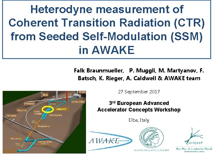 Heterodyne measurement of Coherent Transition Radiation (CTR) from Seeded Self-Modulation (SSM) in AWAKE Falk