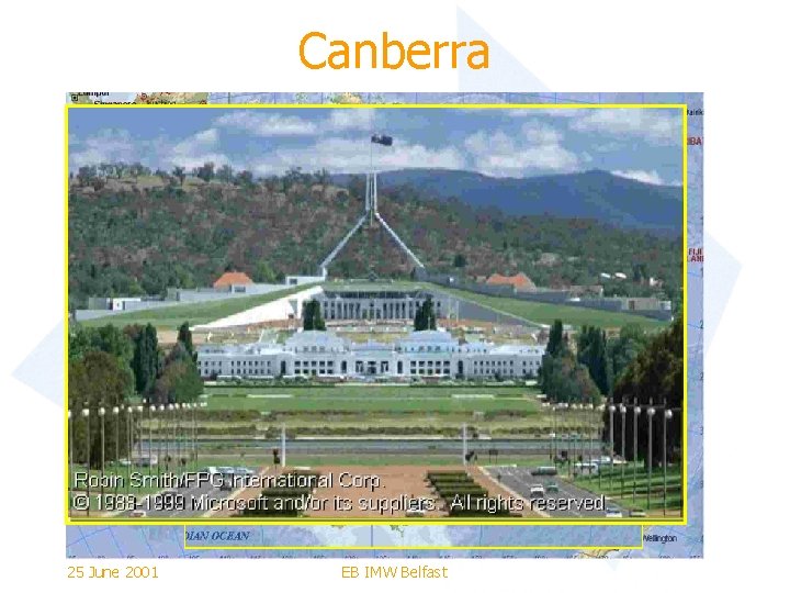 Canberra • Canberra 25 June 2001 EB IMW Belfast 