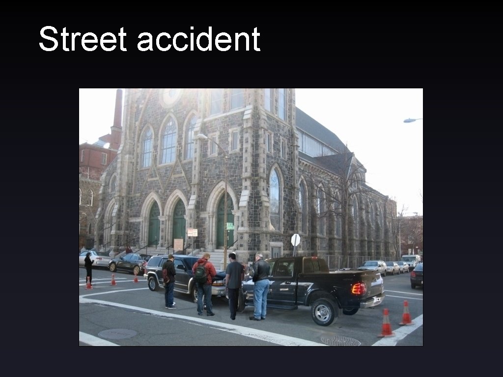 Street accident 