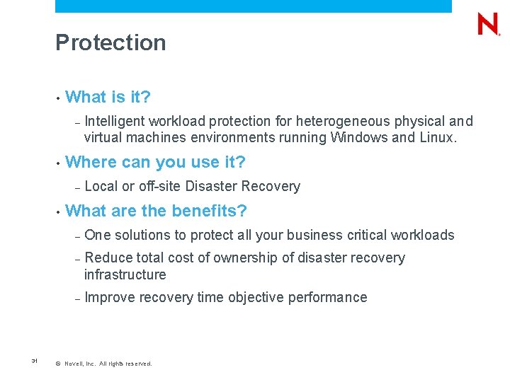 Protection • What is it? – • Where can you use it? – •