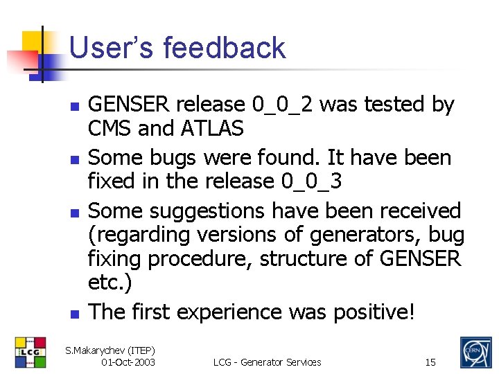 The Beta Release Of The Lcg Generator Repository