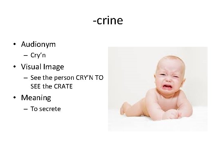 -crine • Audionym – Cry’n • Visual Image – See the person CRY’N TO