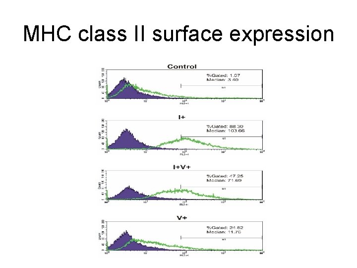 MHC class II surface expression 