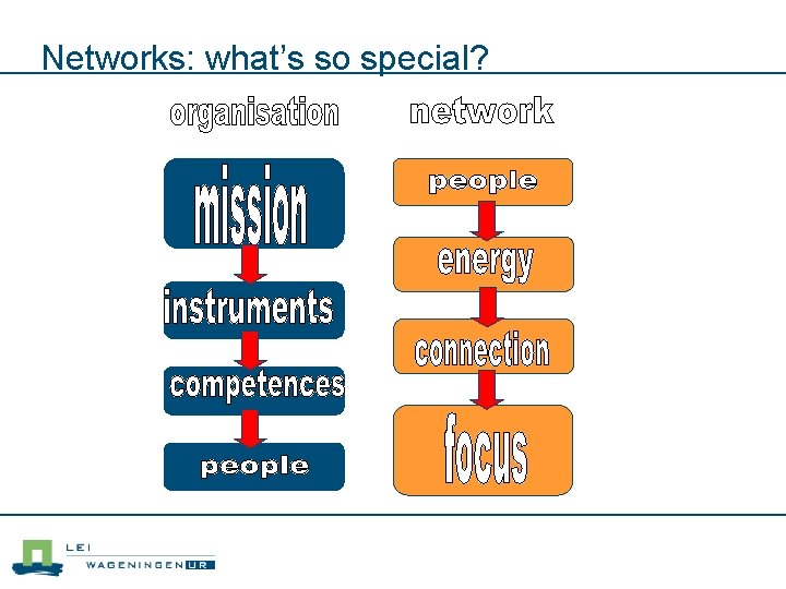 Networks: what’s so special? 