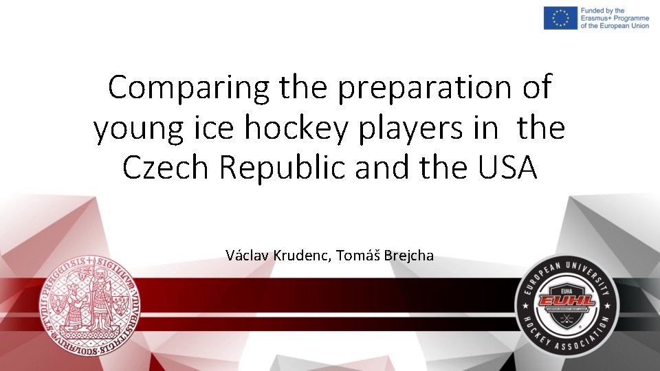 Comparing the preparation of young ice hockey players in the Czech Republic and the