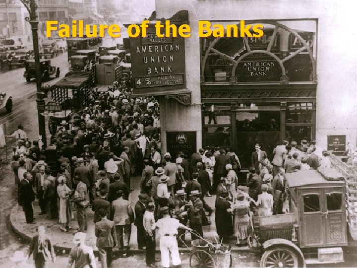 Failure of the Banks 