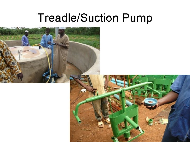 Treadle/Suction Pump 