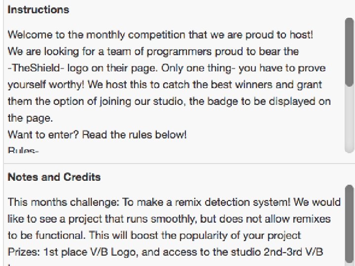 Example #2 (cont) • To solve these problems, they changed the contest entry screen.