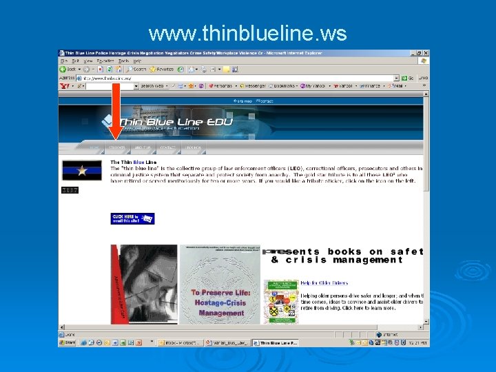 www. thinblueline. ws 