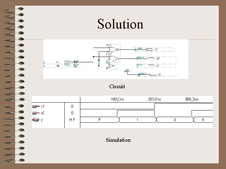 Solution Circuit Simulation 