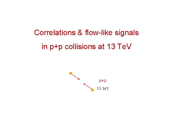 Correlations & flow-like signals in p+p collisions at 13 Te. V 