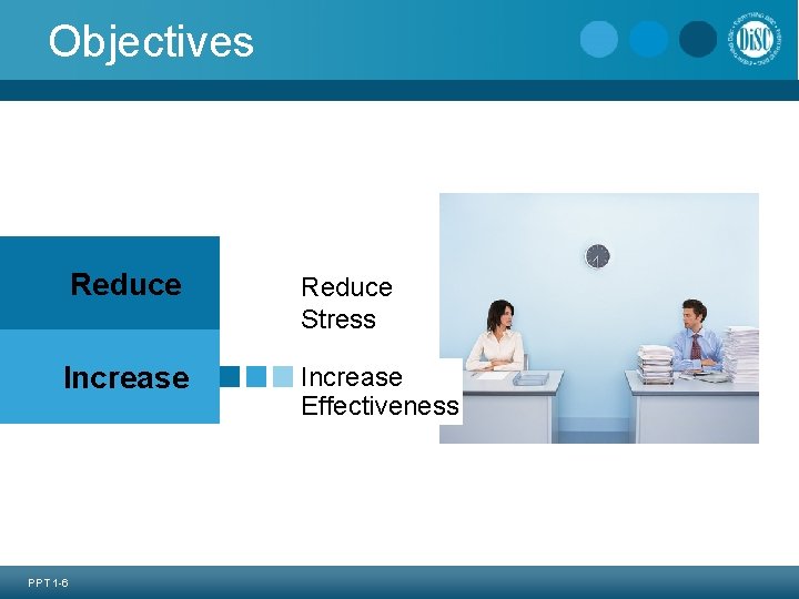 Objectives Reduce Stress Increase Effectiveness PPT 1 -6 