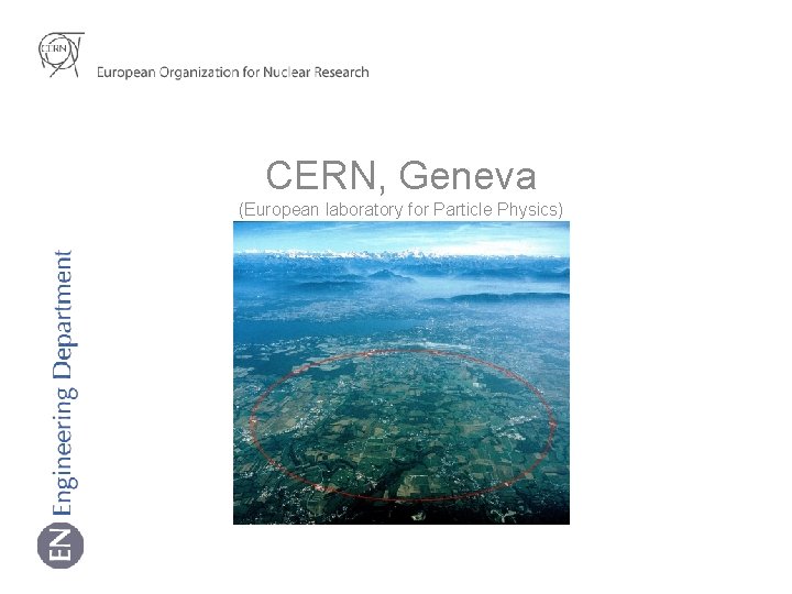 CERN, Geneva (European laboratory for Particle Physics) 