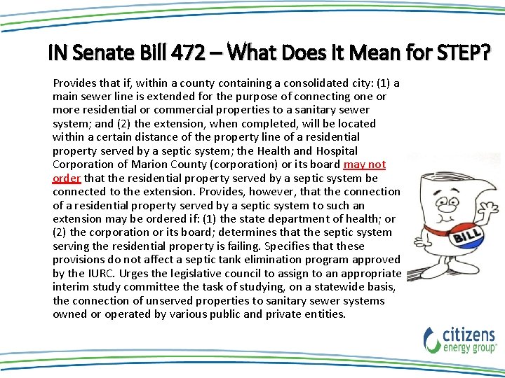 IN Senate Bill 472 – What Does it Mean for STEP? Provides that if, IN Senate Bill 472 – What Does it Mean for STEP? Provides that if,