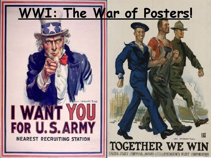 WWI: The War of Posters! 