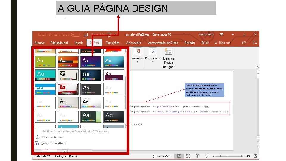 A GUIA PÁGINA DESIGN 