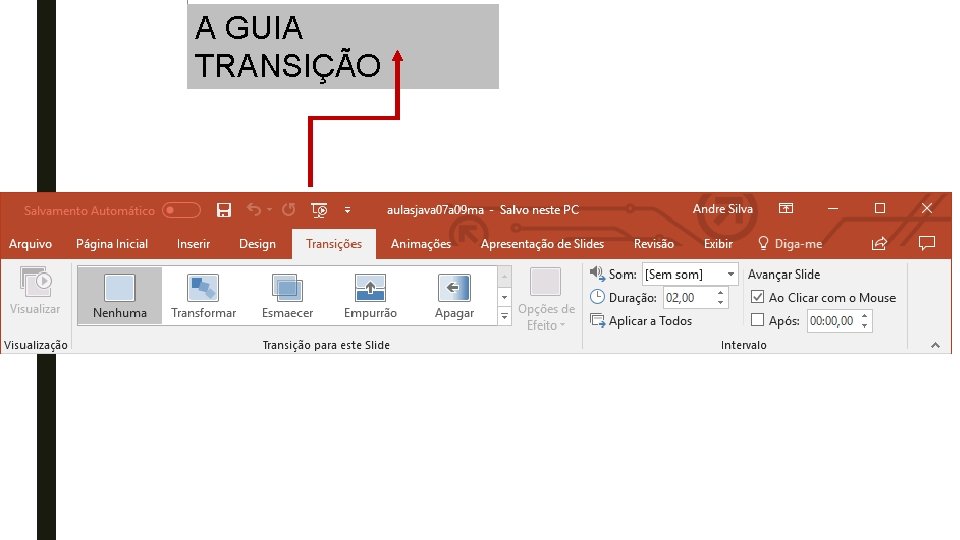 A GUIA TRANSIÇÃO 