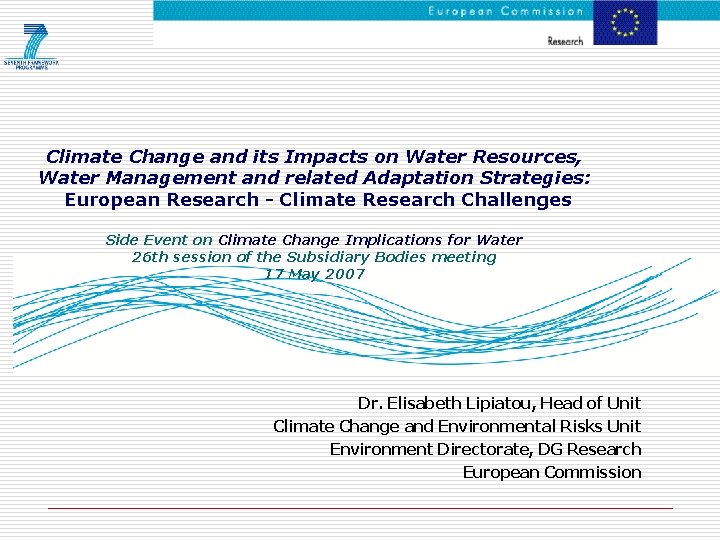 Climate Change and its Impacts on Water Resources