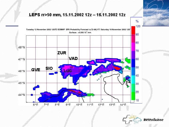 LEPS rr>50 mm, 15. 11. 2002 12 z – 16. 11. 2002 12 z