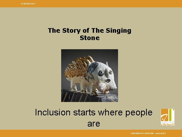 9/29/2020 side 2 The Story of The Singing Stone Inclusion starts where people are