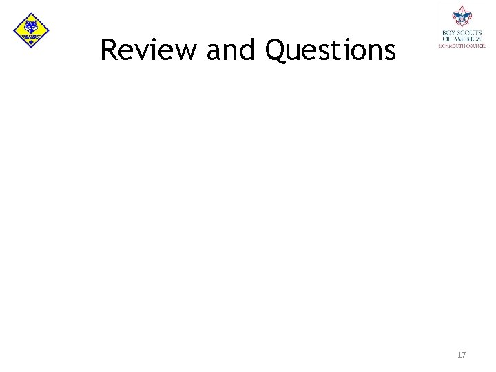 Review and Questions 17 